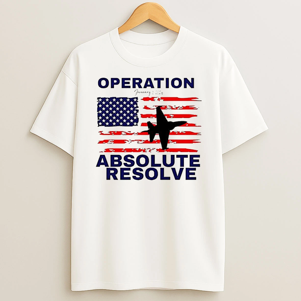 Venezuela 2026 Operation Absolute Resolve American Flag T Shirt