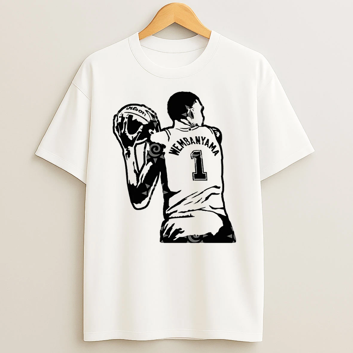 Victor Wembanyama San Antonio Spurs Basketball Nba 2026 Sketch T Shirt