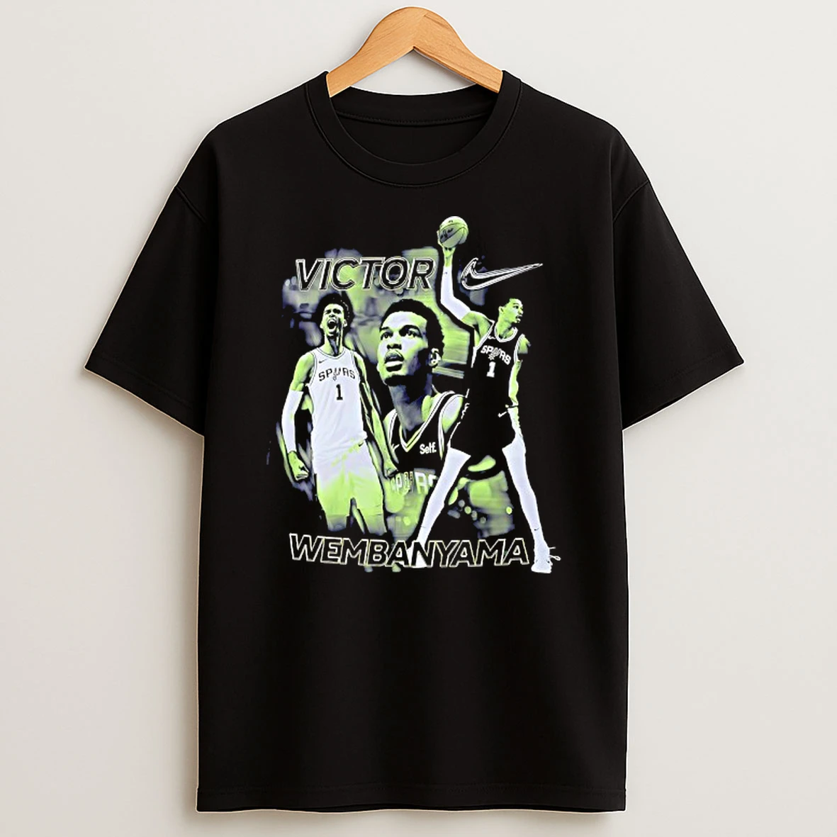 Victor Wembanyama San Antonio Spurs Basketball Nike Graphic T Shirt