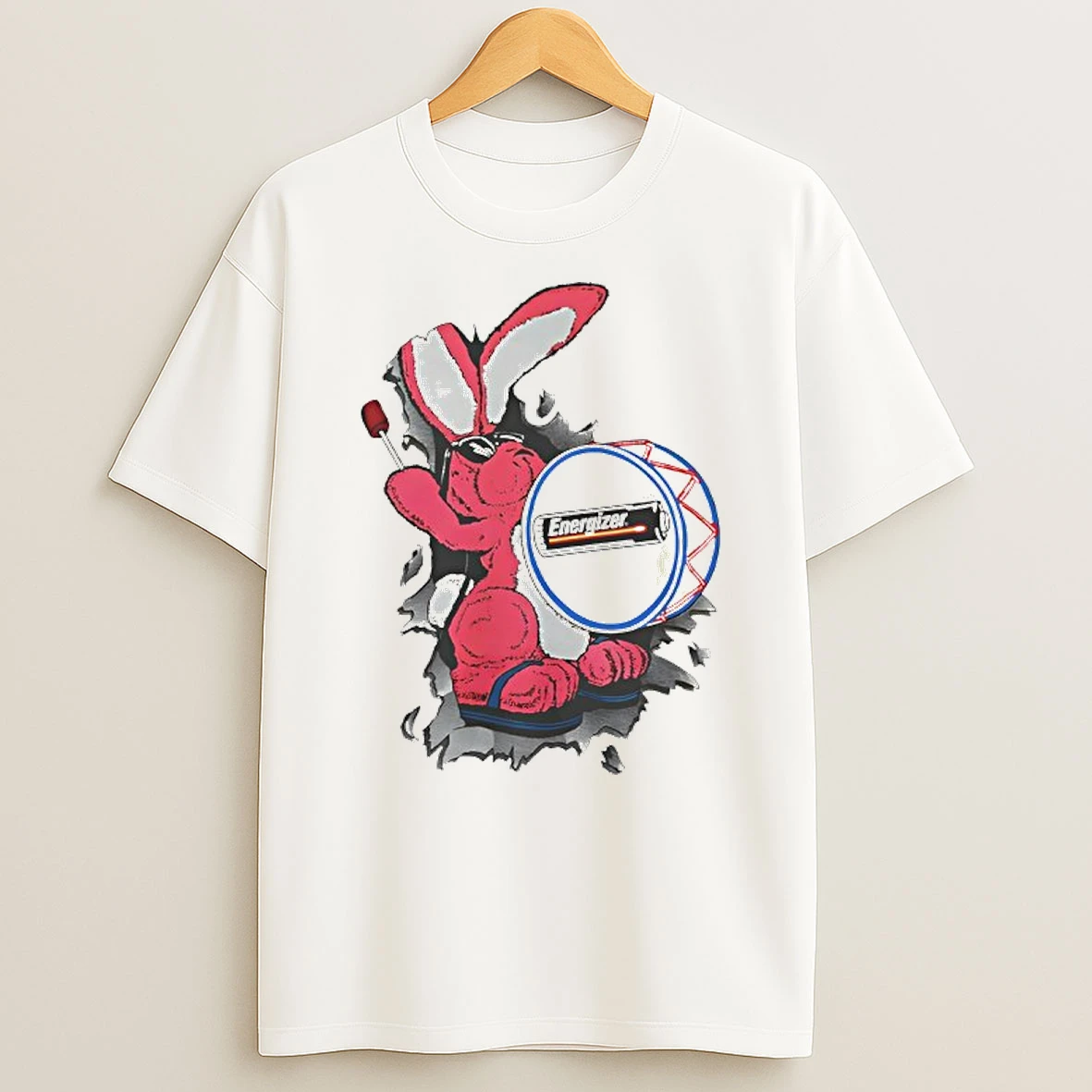 Vintage 90s Energizer Bunny Battery T Shirt