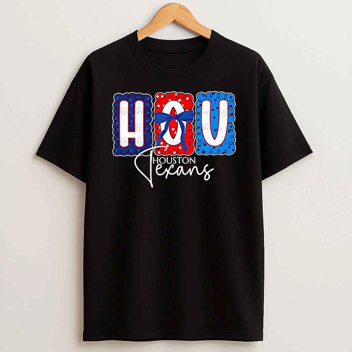 Vintage Houston Texan Football Hou Bow T Shirt