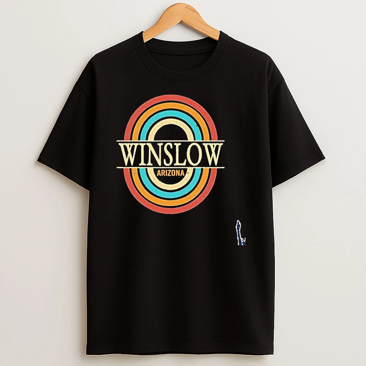 Vintage Retro Winslow Arizona Az Women Souvenirs T Shirt
