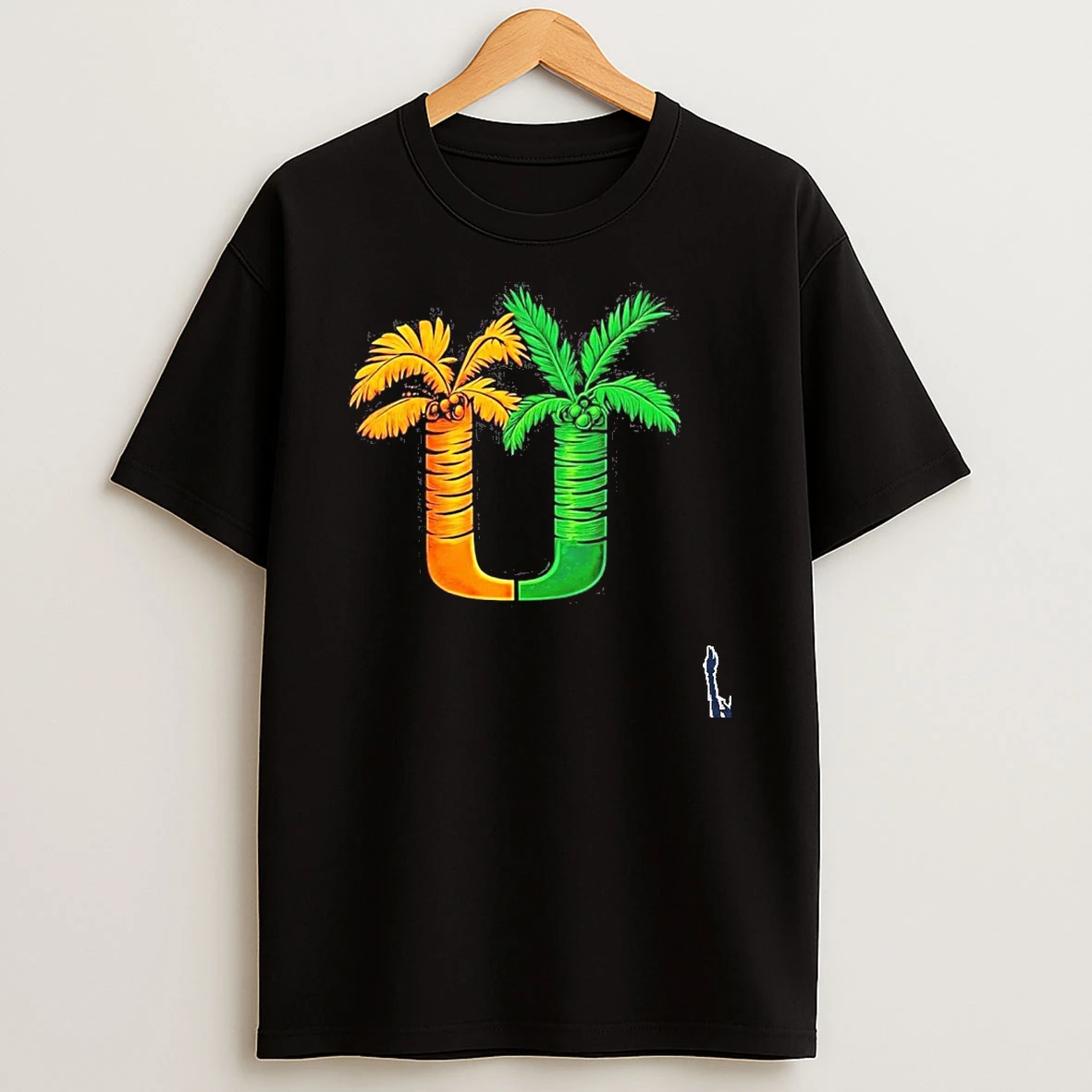 Vintage Um 90s Miami Palm Trees T Shirt