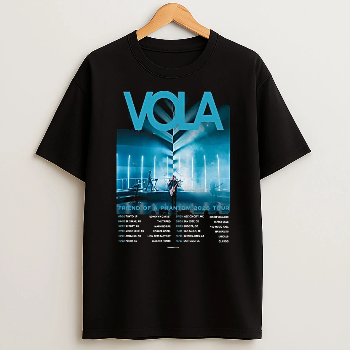 Vola Friend Of A Phantom 2026 Tour T Shirt