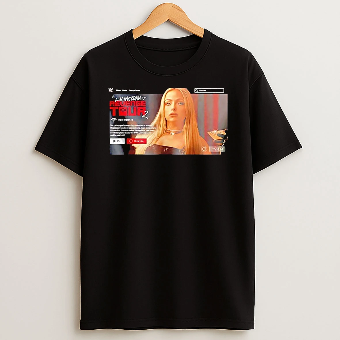 Wwe Liv Morgan Revenge Tour 2 Movie T Shirt