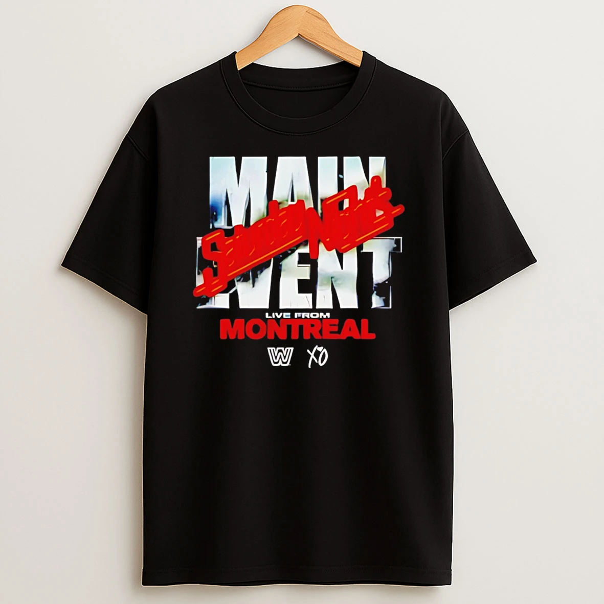 Wwe X The Weeknd Saturday Nights Main Event T Shirt