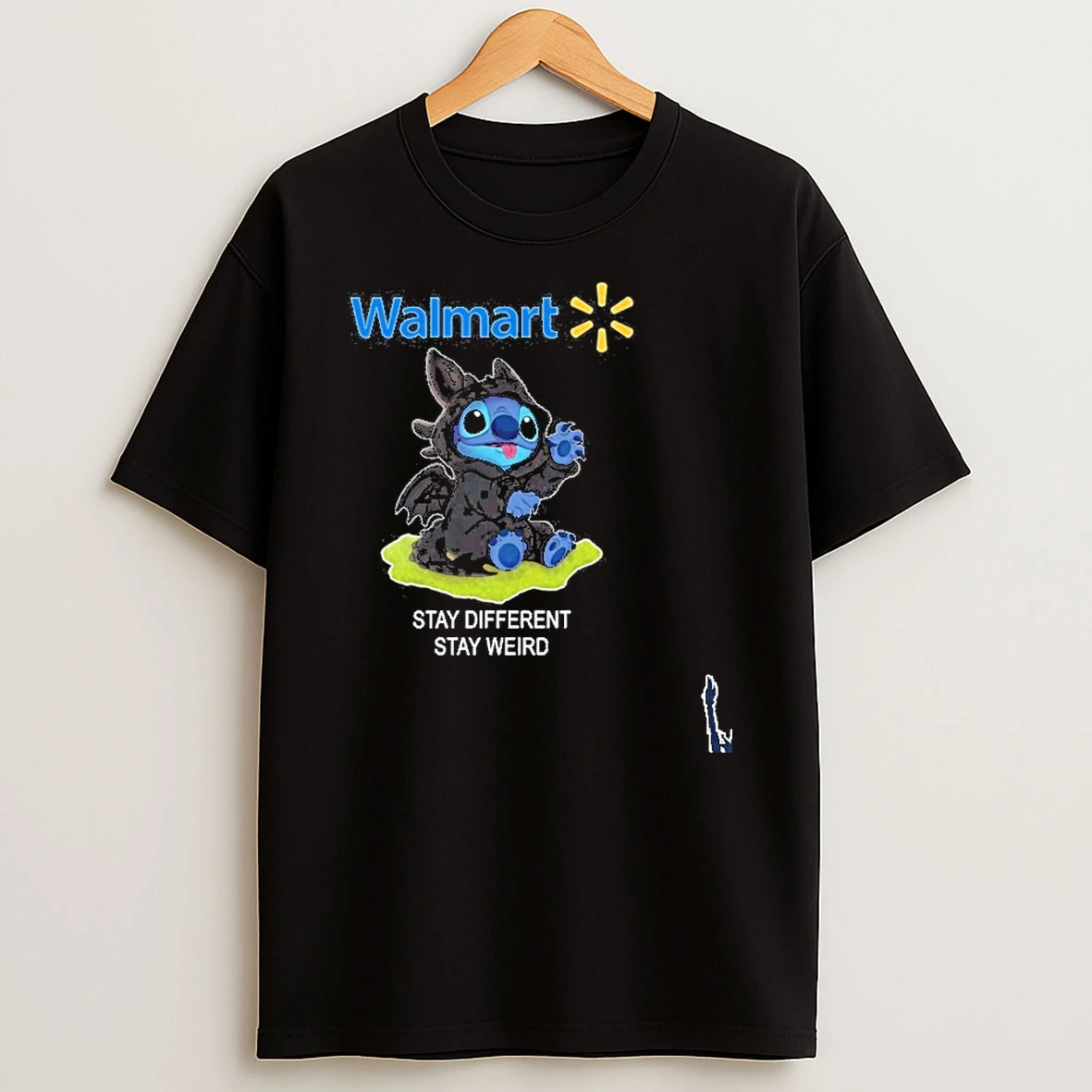 Walmart Stitch Dragon Stay Different Stay Weird T Shirt