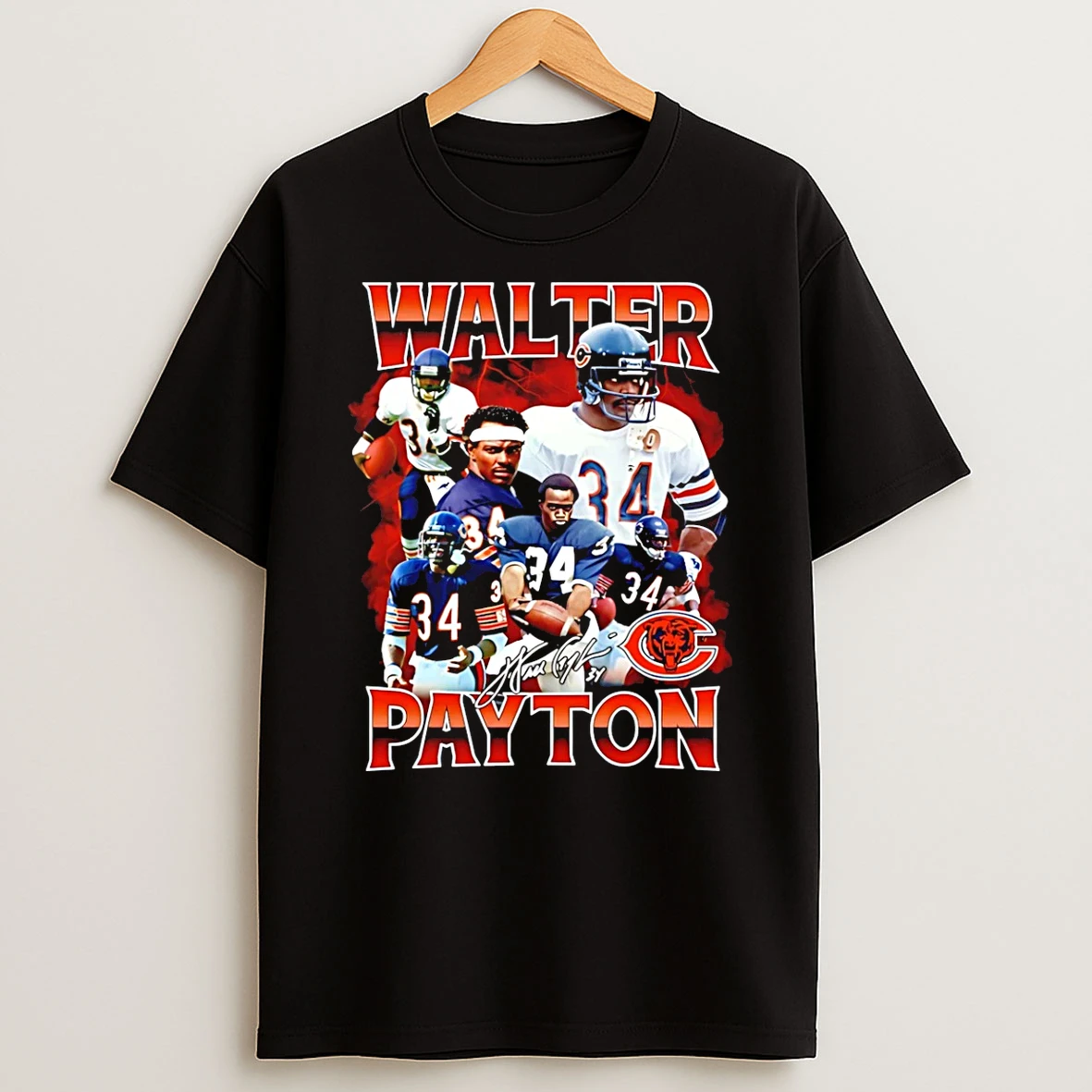 Walter Payton Chicago Bears Vintage 90s 2026 T Shirt