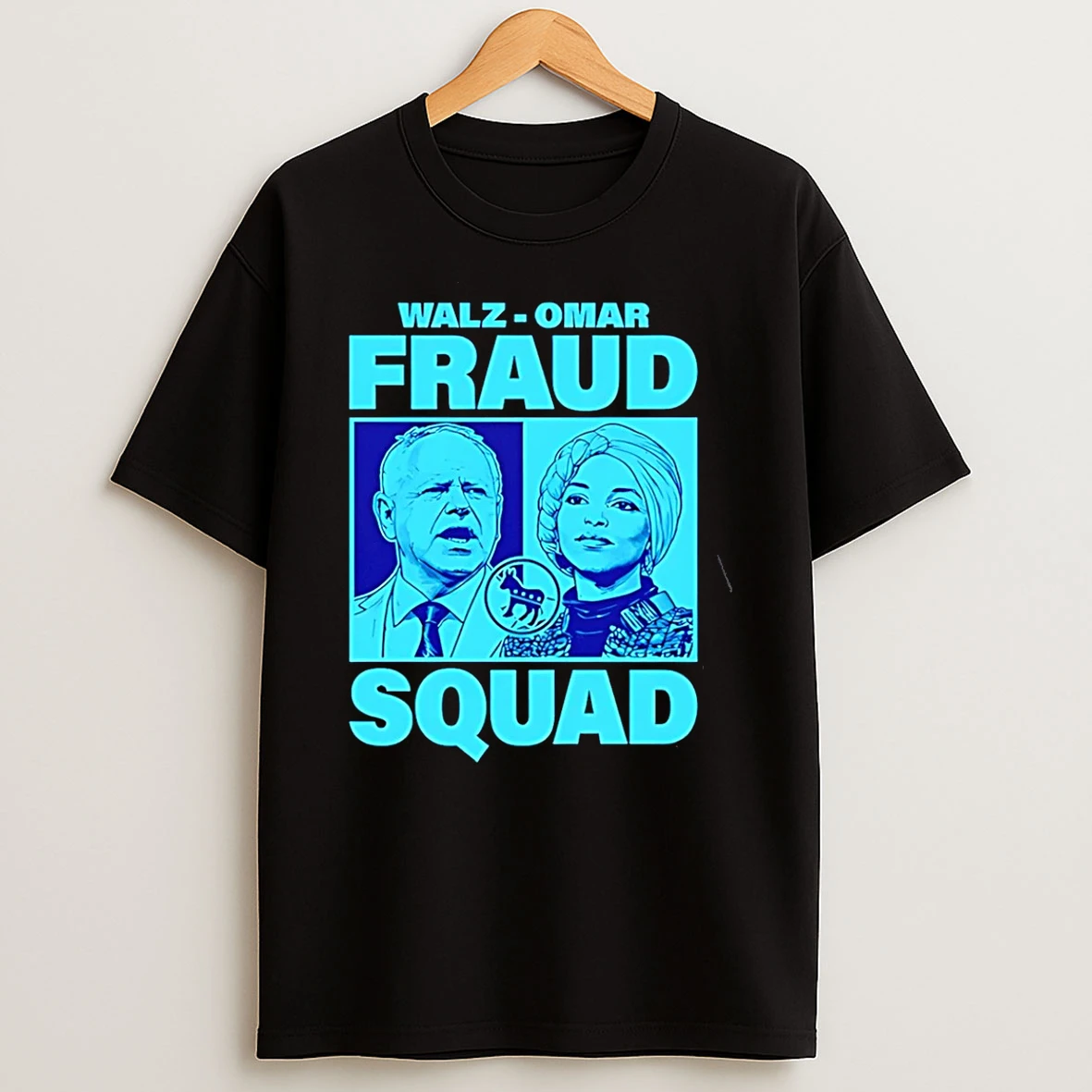 Walz Omar Fraud Squad T Shirt