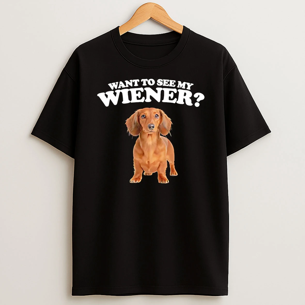 Want To See My Wiener Dog T Shirt