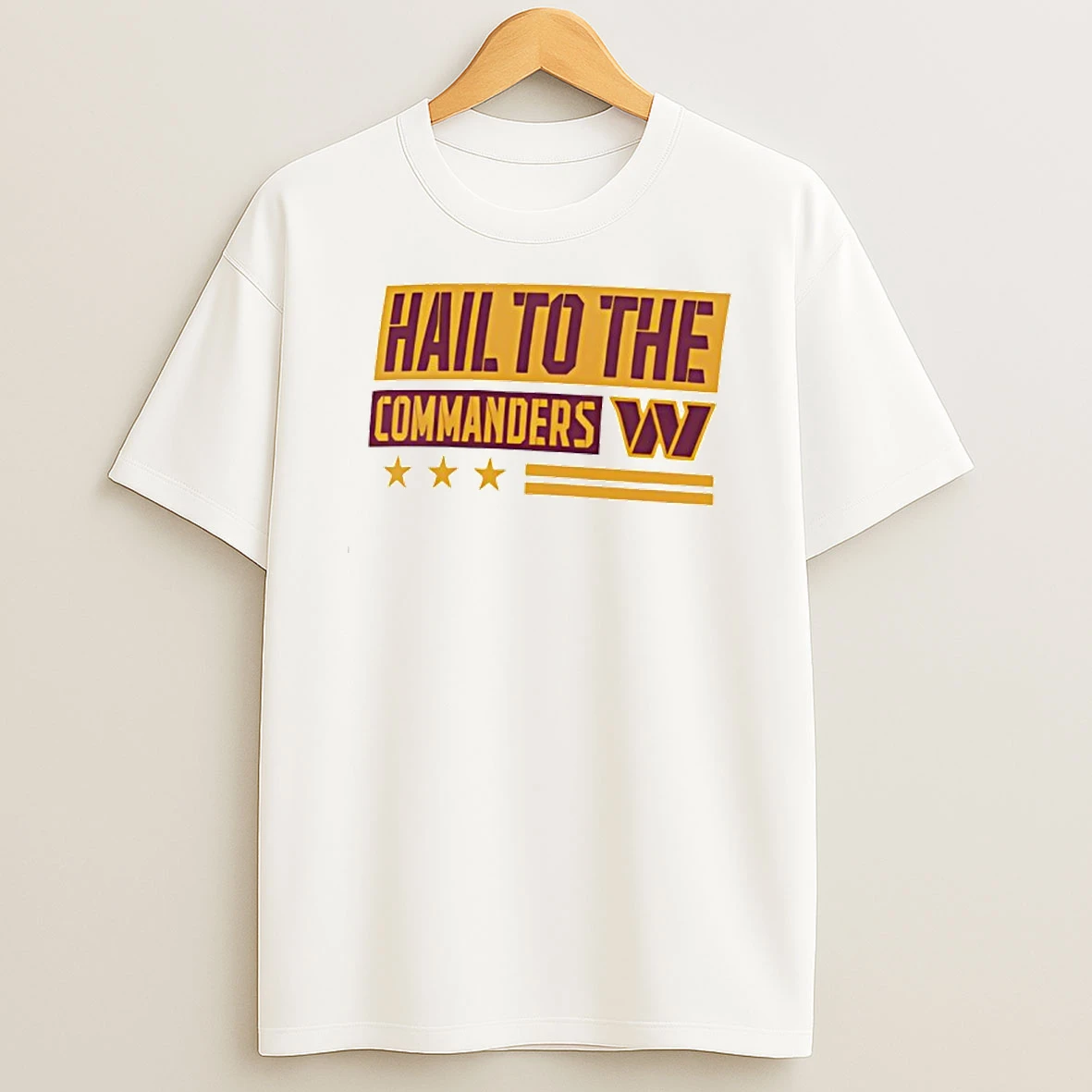 Washington Commanders Fanatics Cream Team Archives T Shirt