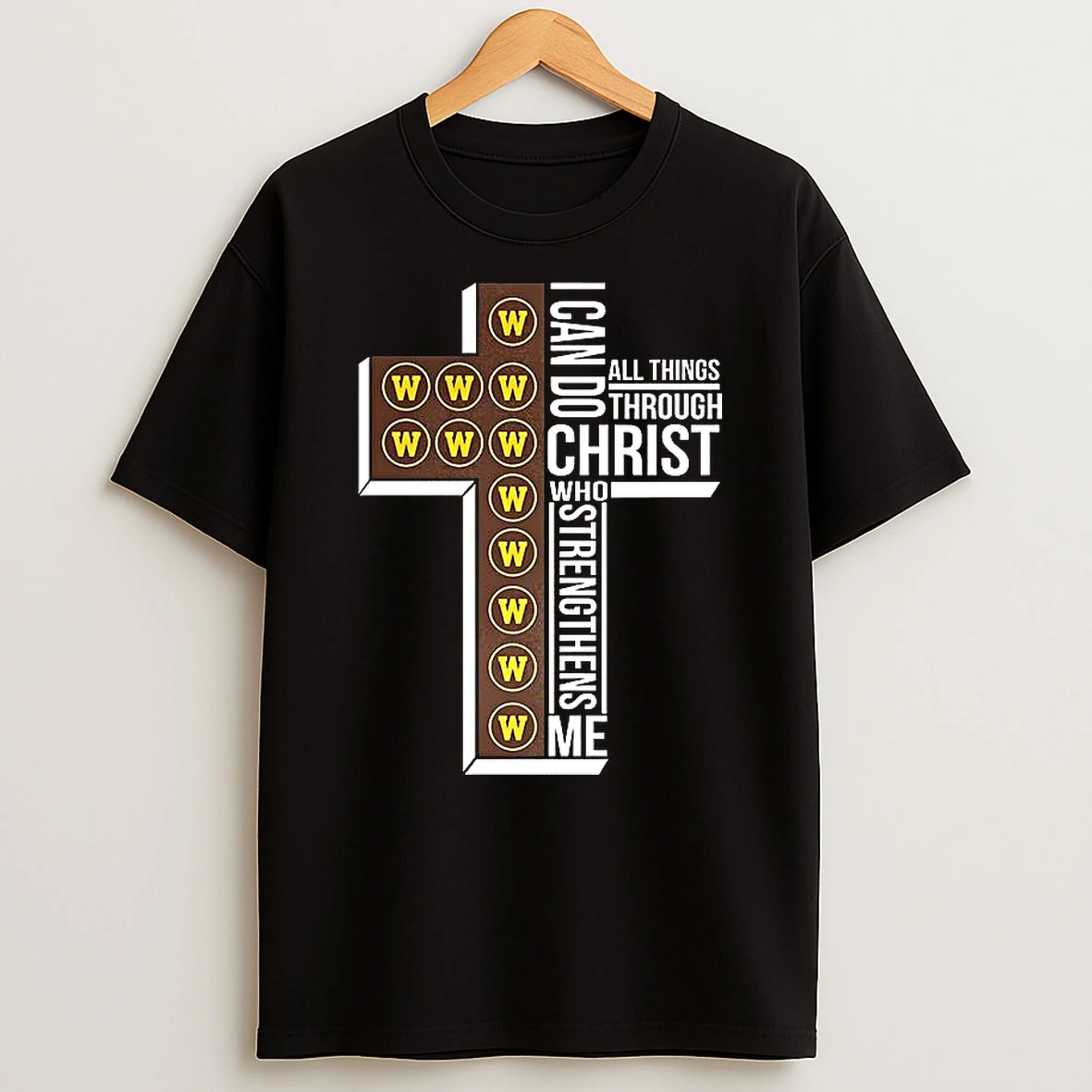 Washington Commanders Nfl I Can Do All Things Through Christ Who Strengthens Me Cross T Shirt