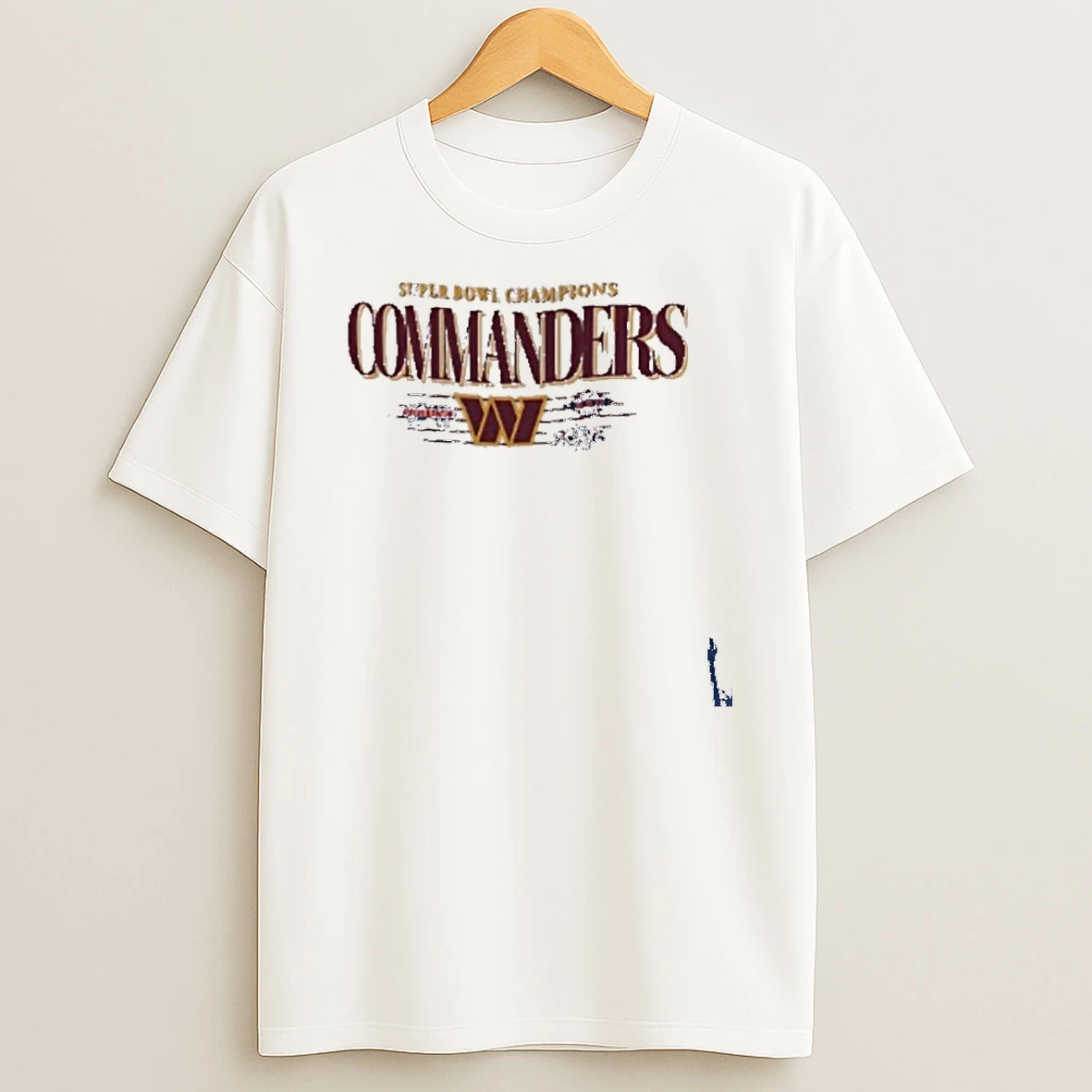 Washington Commanders Nfl Super Bowl Champions Xvii Xxii Xxvi Vintage Logo T Shirt