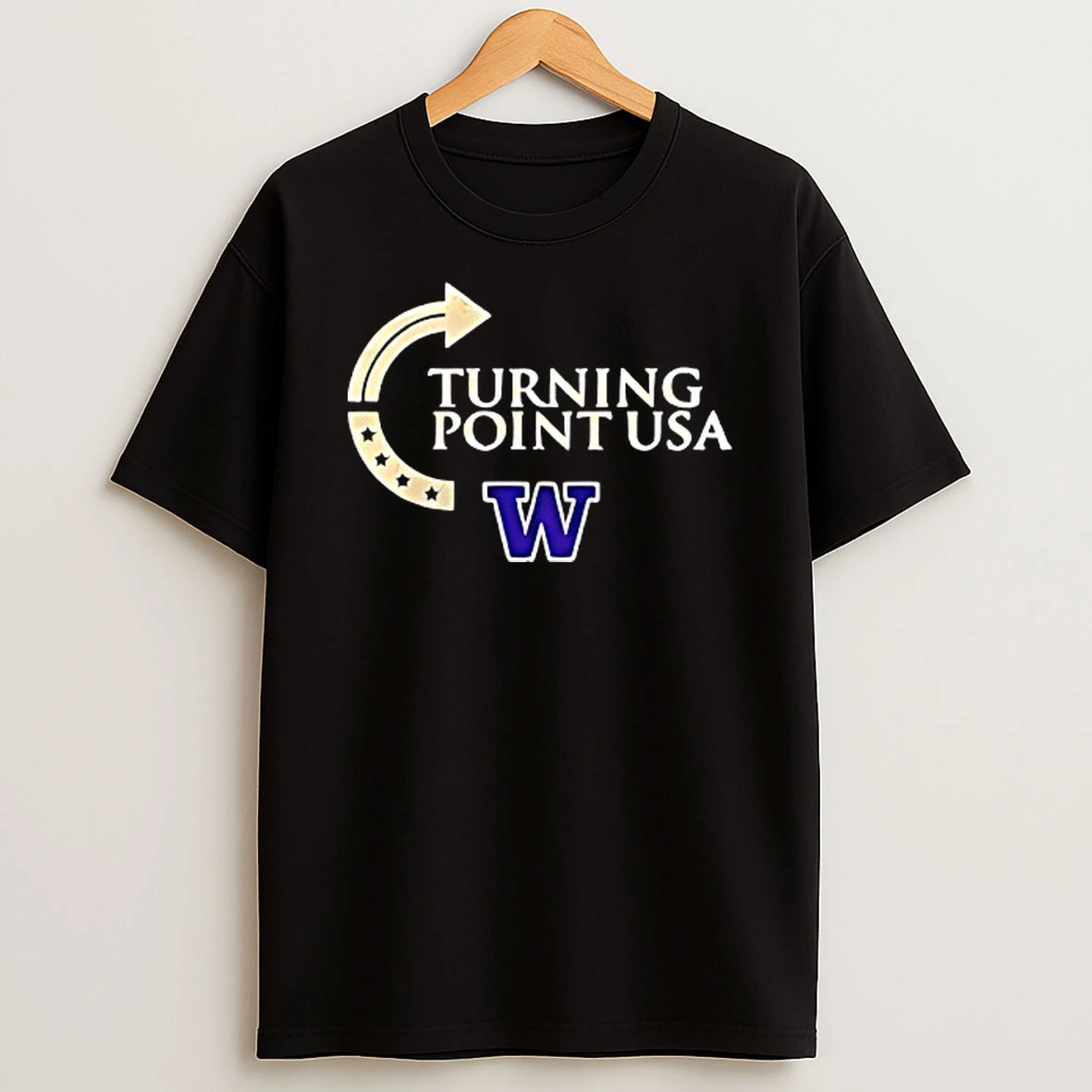 Washington Huskies Turning Point Logo T Shirt