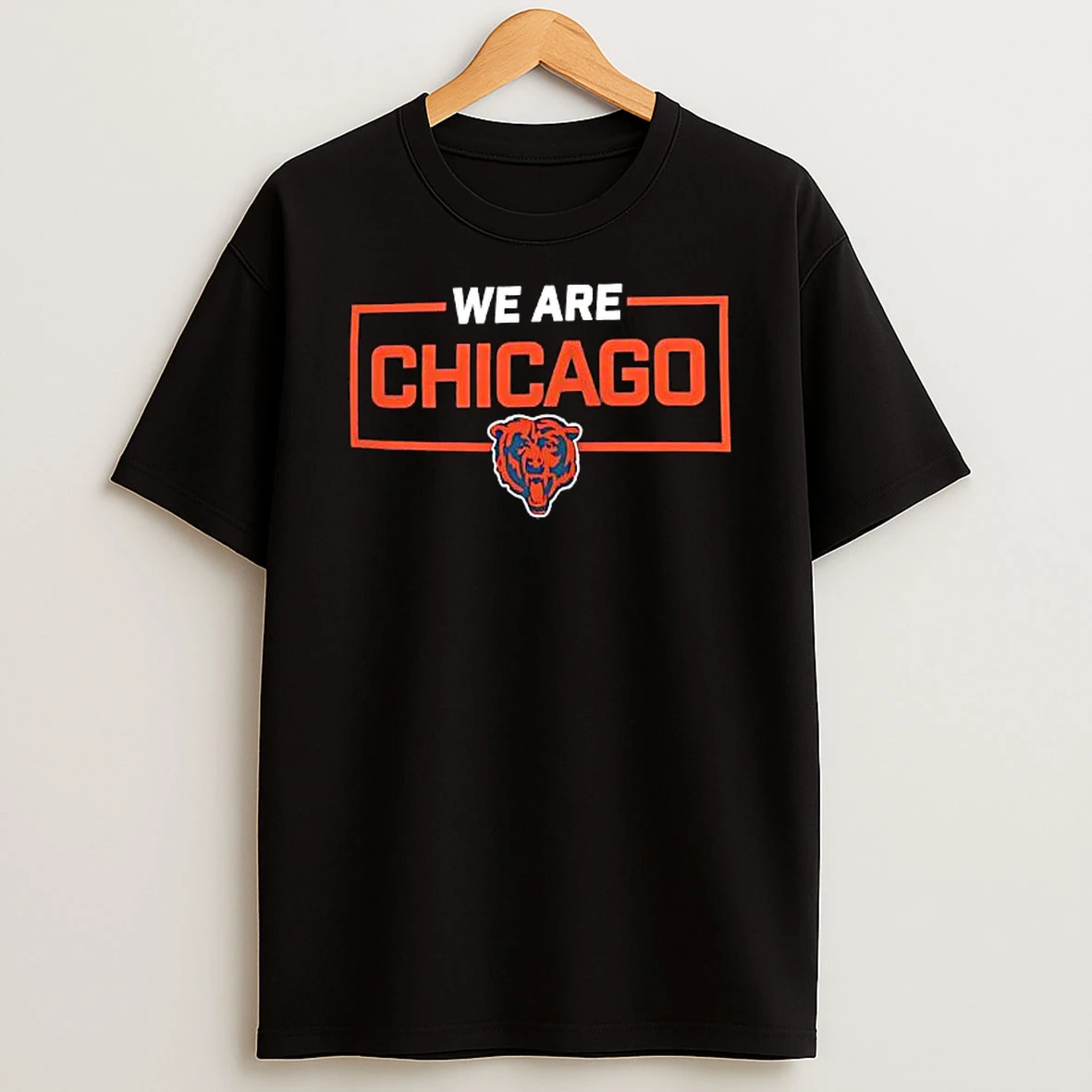 We Are Chicago Bears Football Team Head Logo Sports Fan T Shirt