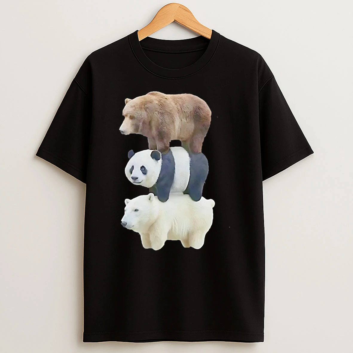 We Bears Realistic Stacked Bears T Shirt