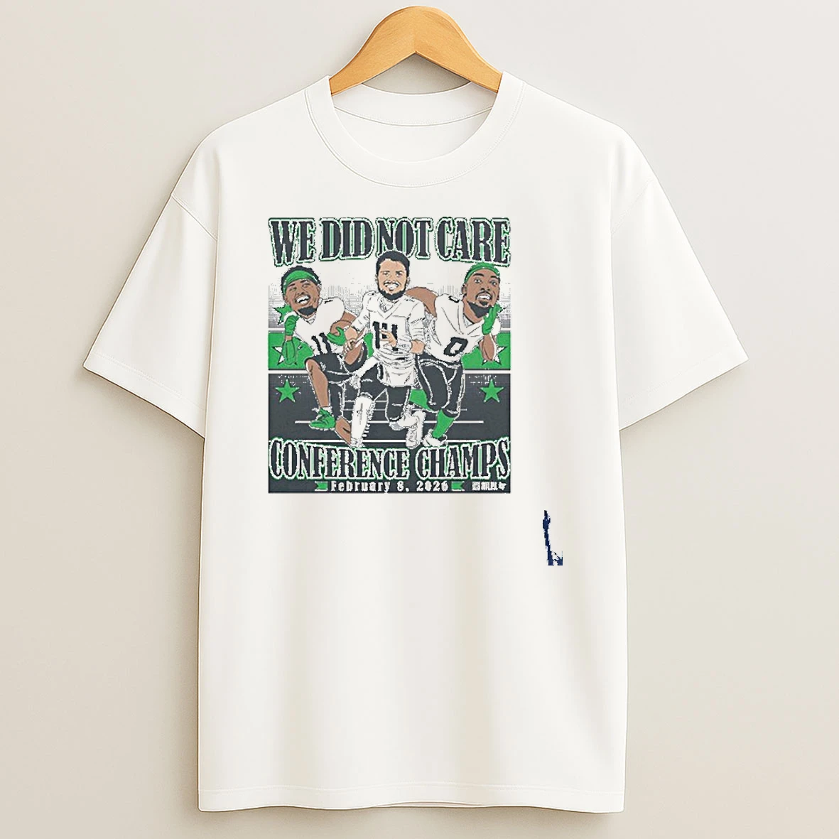 We Did Not Care Seattle Seahawks Conference Champions Caricatures T Shirt