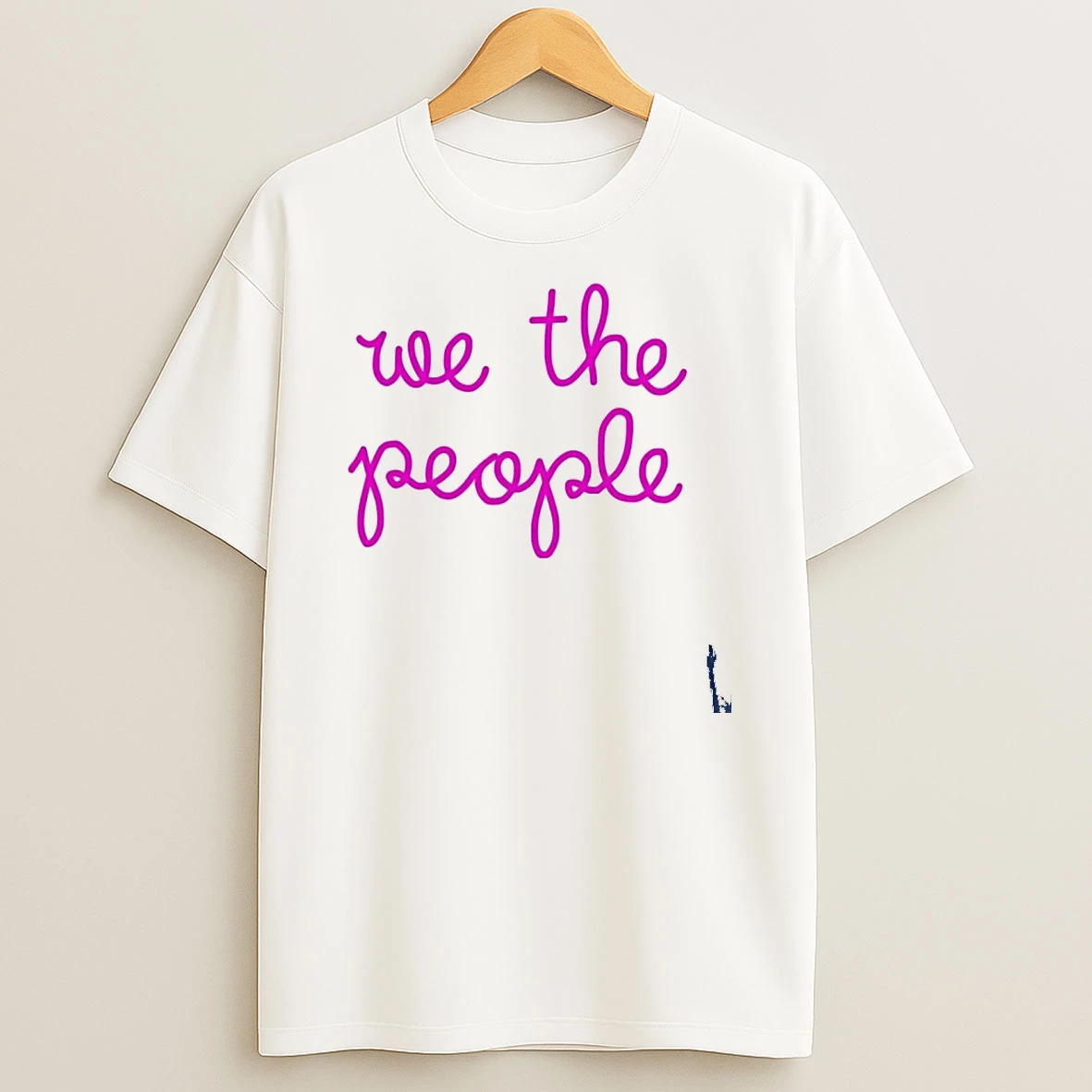 We The People Nicolle Wallace Pink Imprint T Shirt