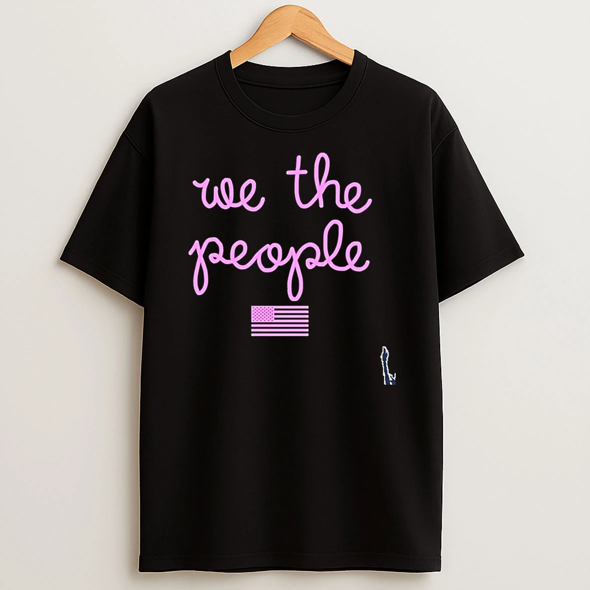 We The People Usa Pink American Flag T Shirt