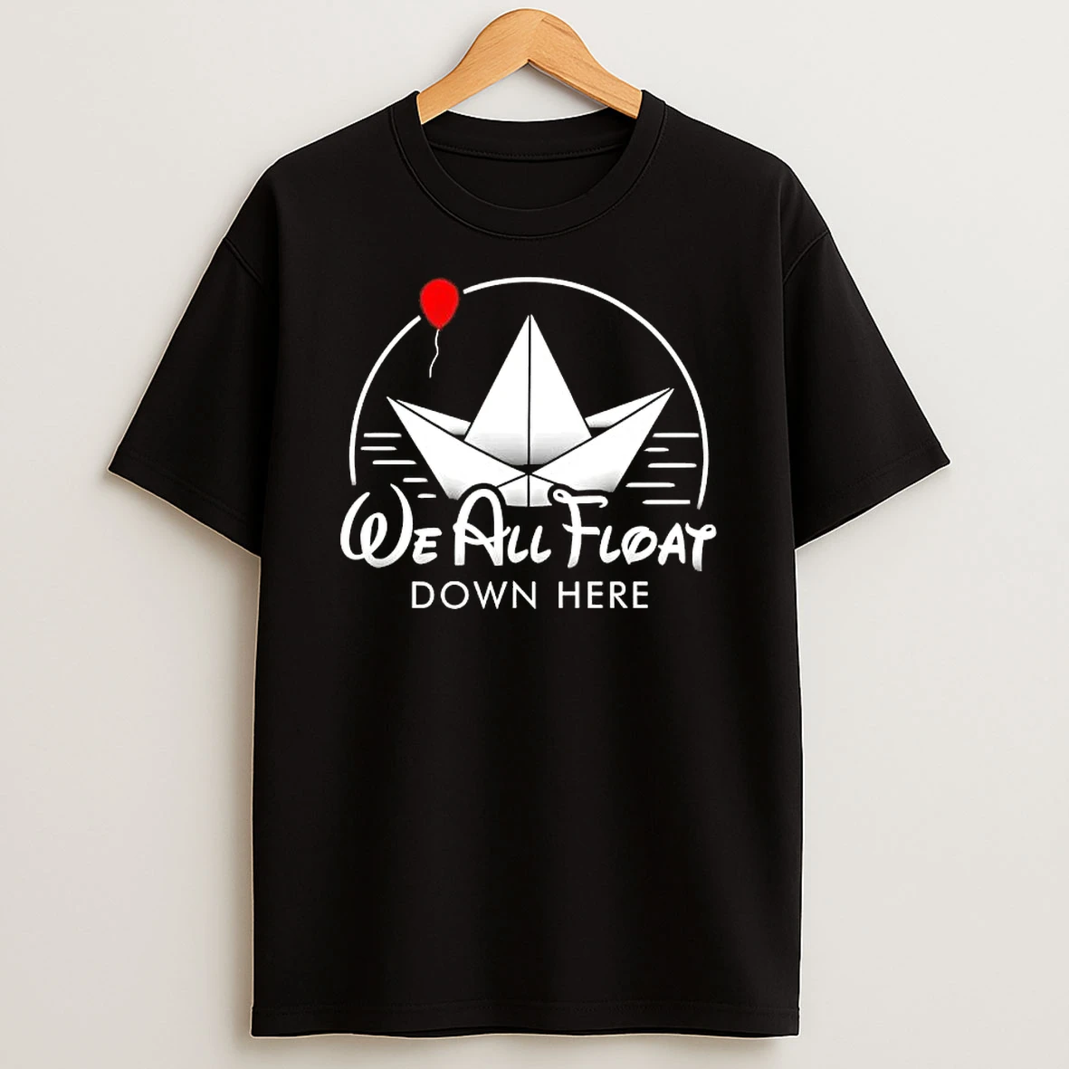We All Float Down Here Retro T Shirt