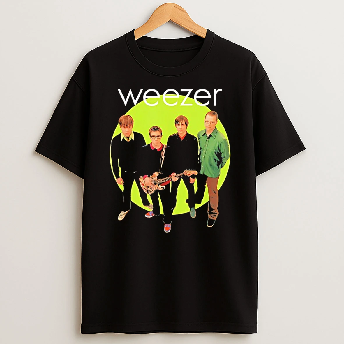 Weezer Green Album Graphic T Shirt