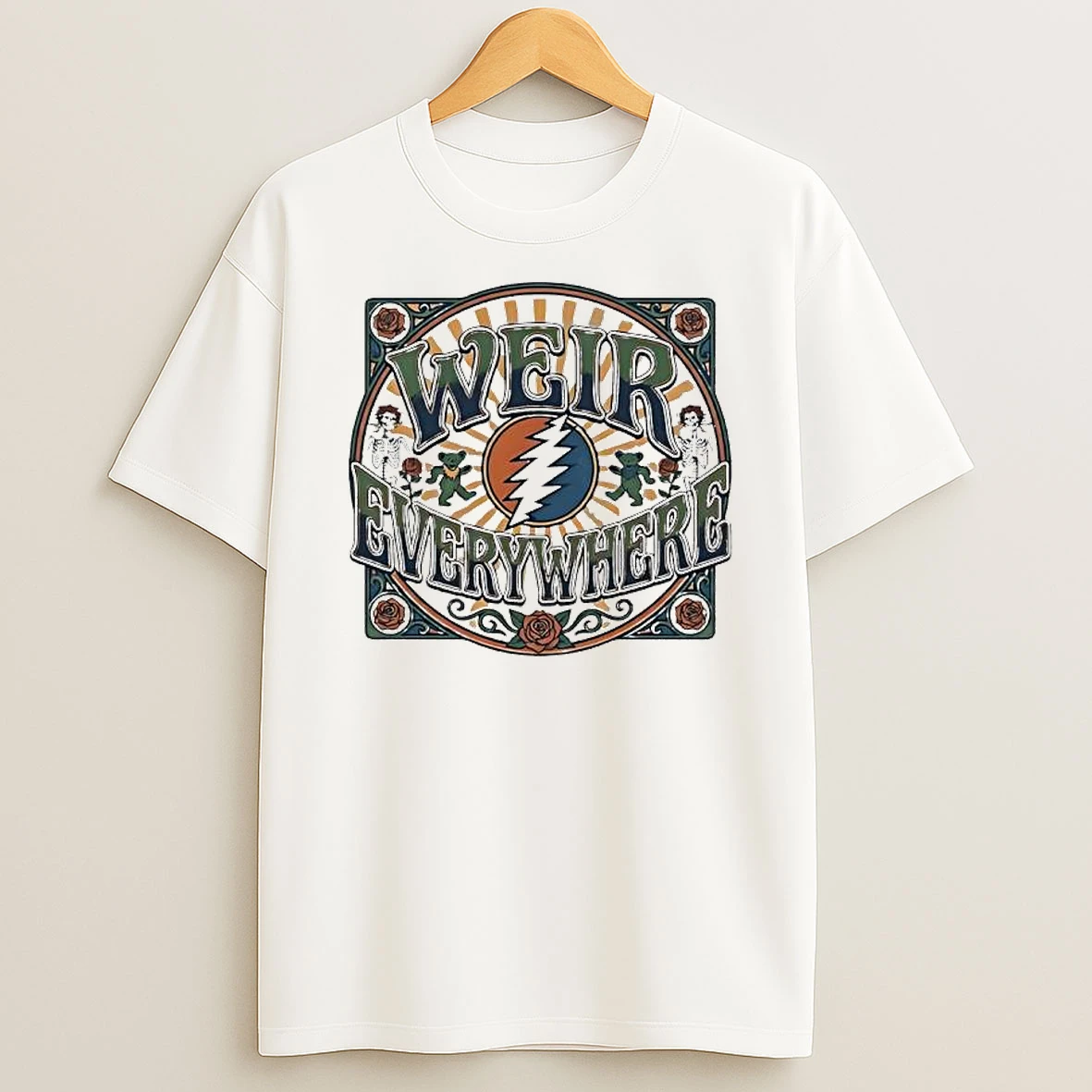 Weir Everywhere Grateful Dead Graphic T Shirt