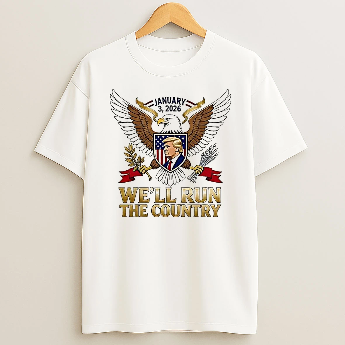 Well Run The Country Trump Venezuela January 2026 Logo T Shirt