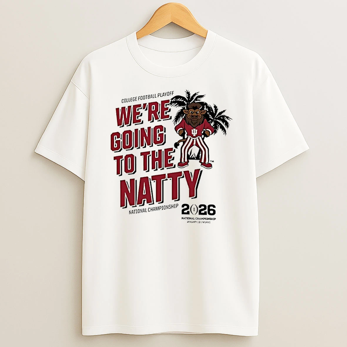 Were Going To The Natty Indiana Hoosiers 2025 National Championship Game Circle T Shirt