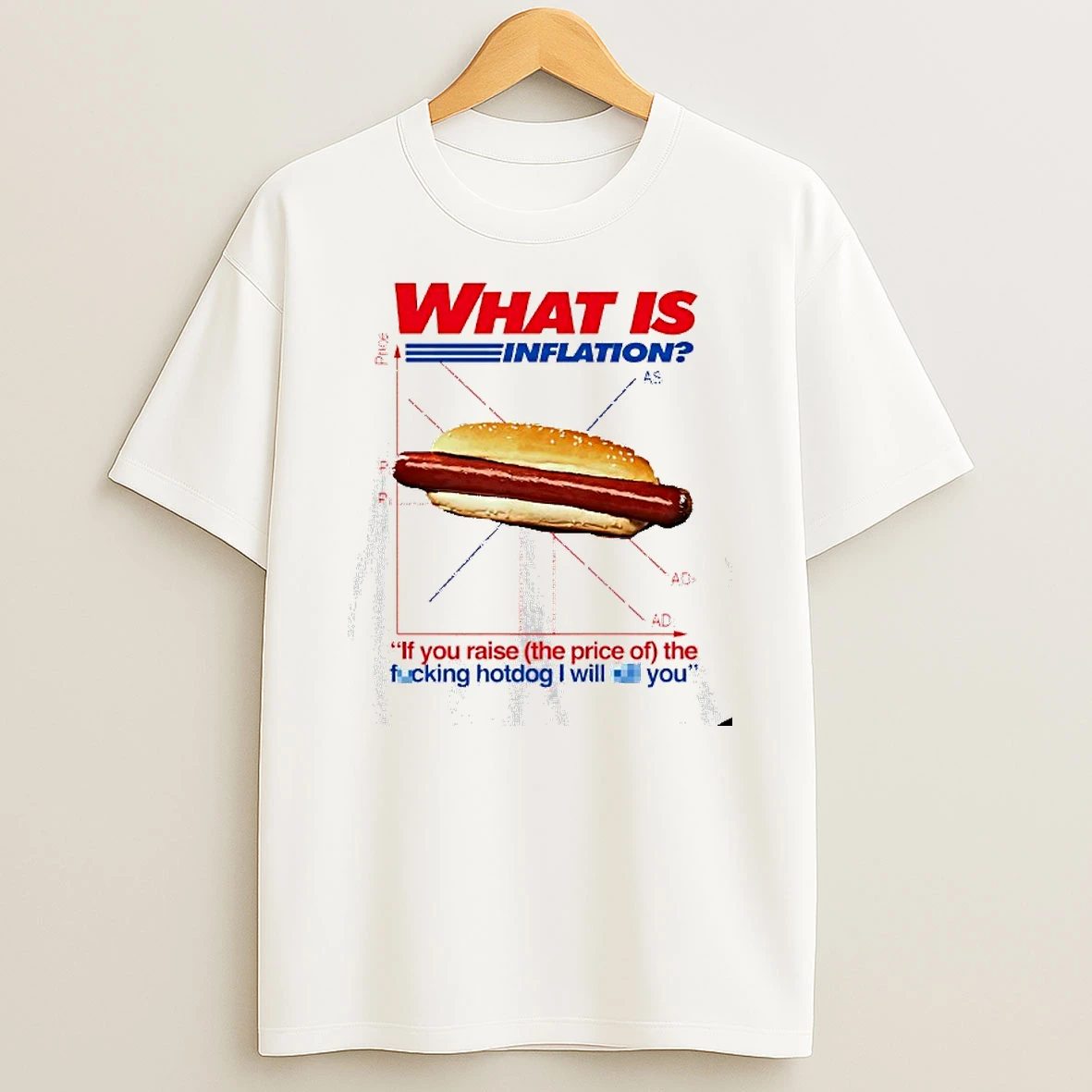 What Is Inflationif Yoy Raise The Price Of The Fcking Hotdog I Will You T Shirt