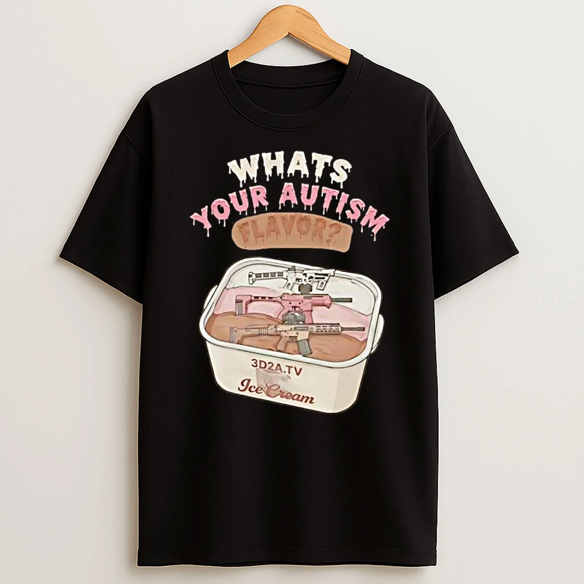 Whats Your Autism Flavor Ice Cream T Shirt