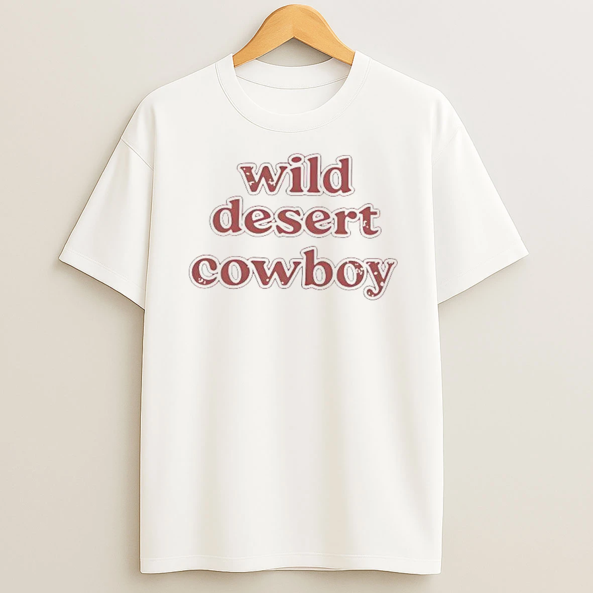 Wild Desert Cowboy Rob Rausch Viral Ringer T Shirt