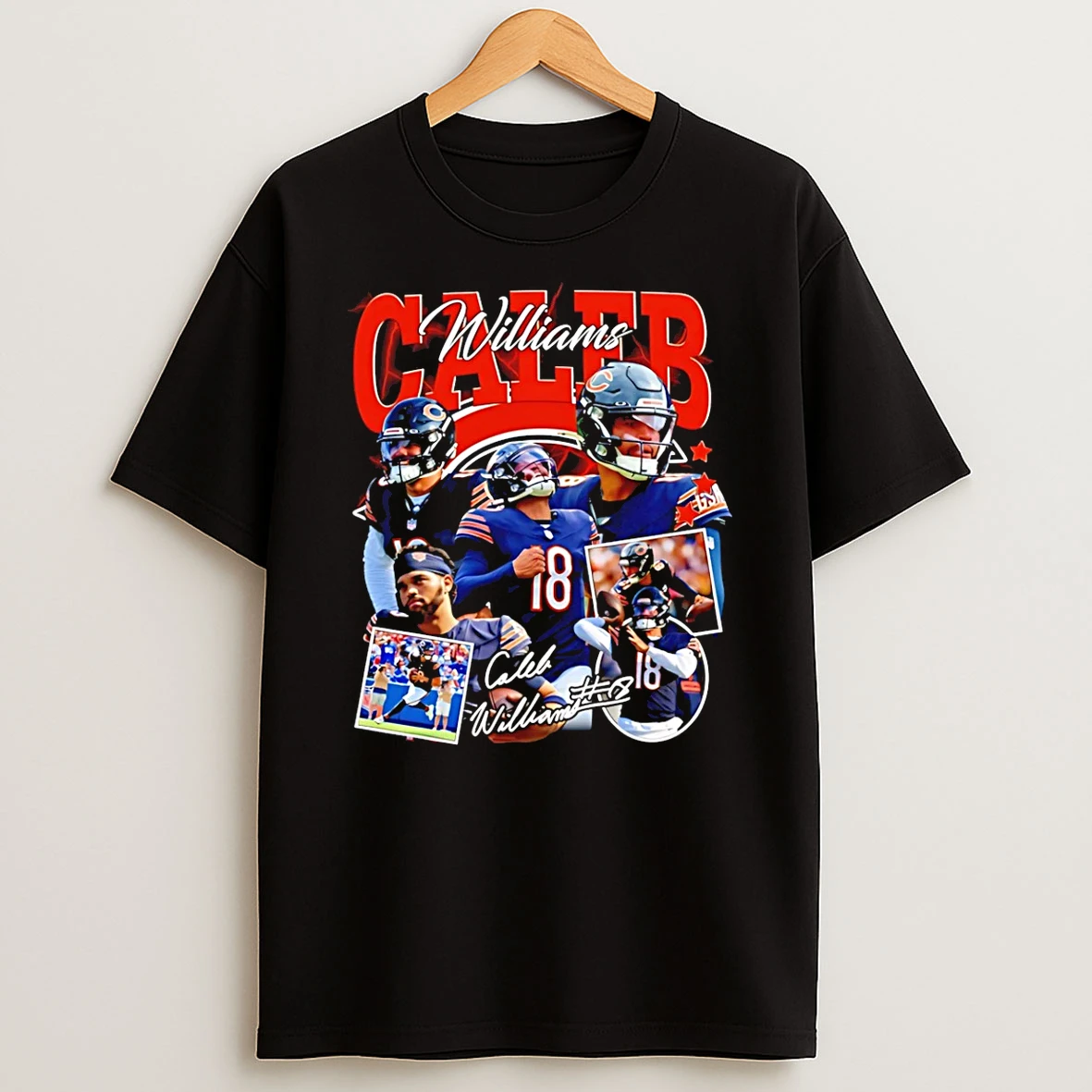 Williams Caleb Chicago Bears Vintage 90s 2026 T Shirt