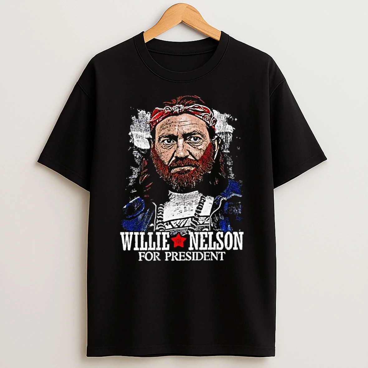 Willie Nelson For President Graphic T Shirt