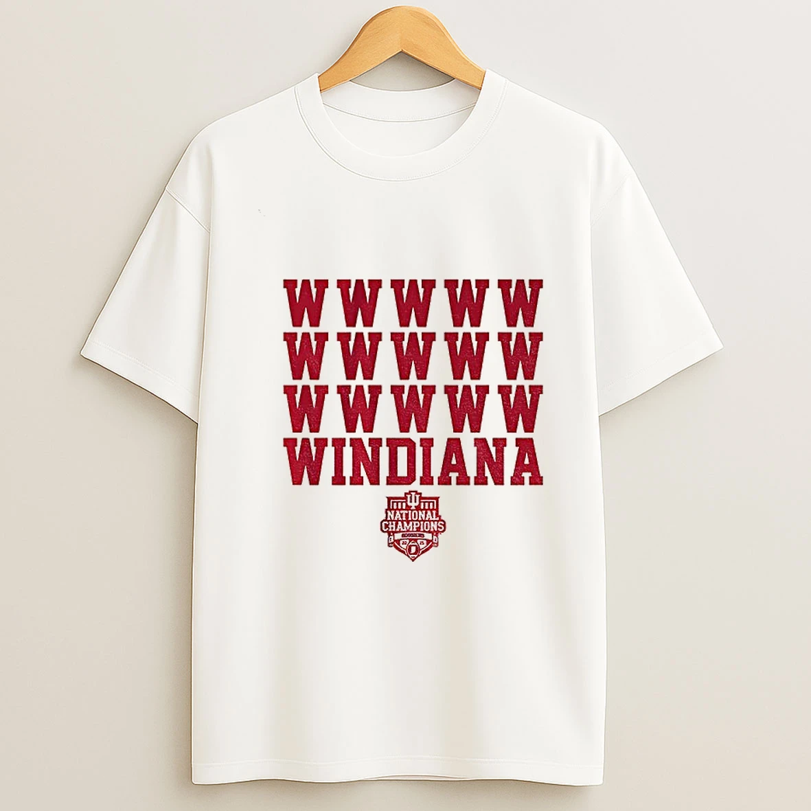 Windiana 2025 National Champions Cfp National Champions Indiana Hoosiers T Shirt