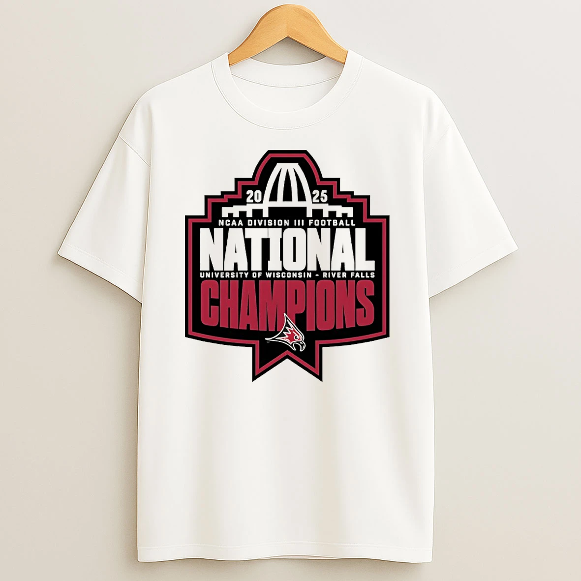 Wisconsin River Falls Falcons Football Ncaa Division Iii National Champions T Shirt