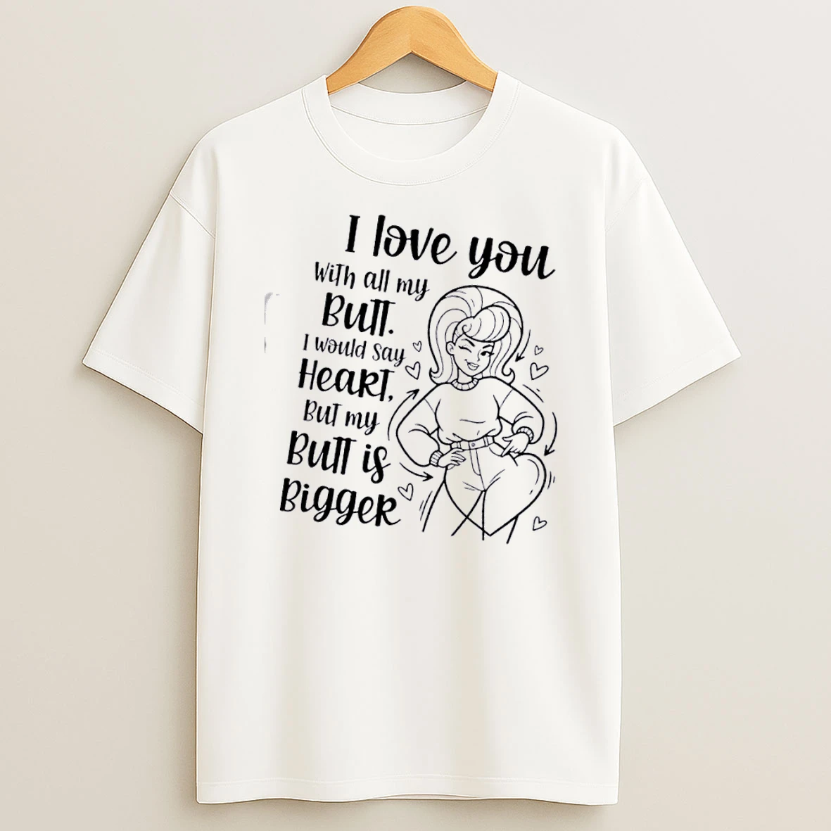 Women I Love You With All My Bull I Would Say Heart But My Bull Is Bigger T Shirt