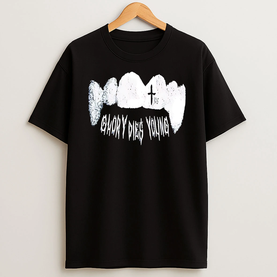 Ydg Fang Glory Dies Young T Shirt