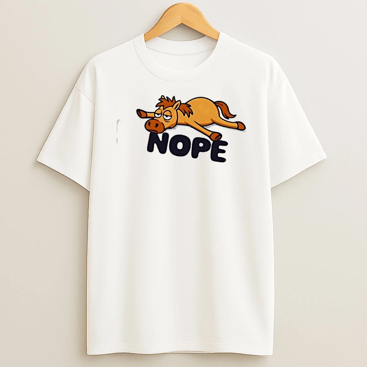 Year Of The Horse Nope T Shirt
