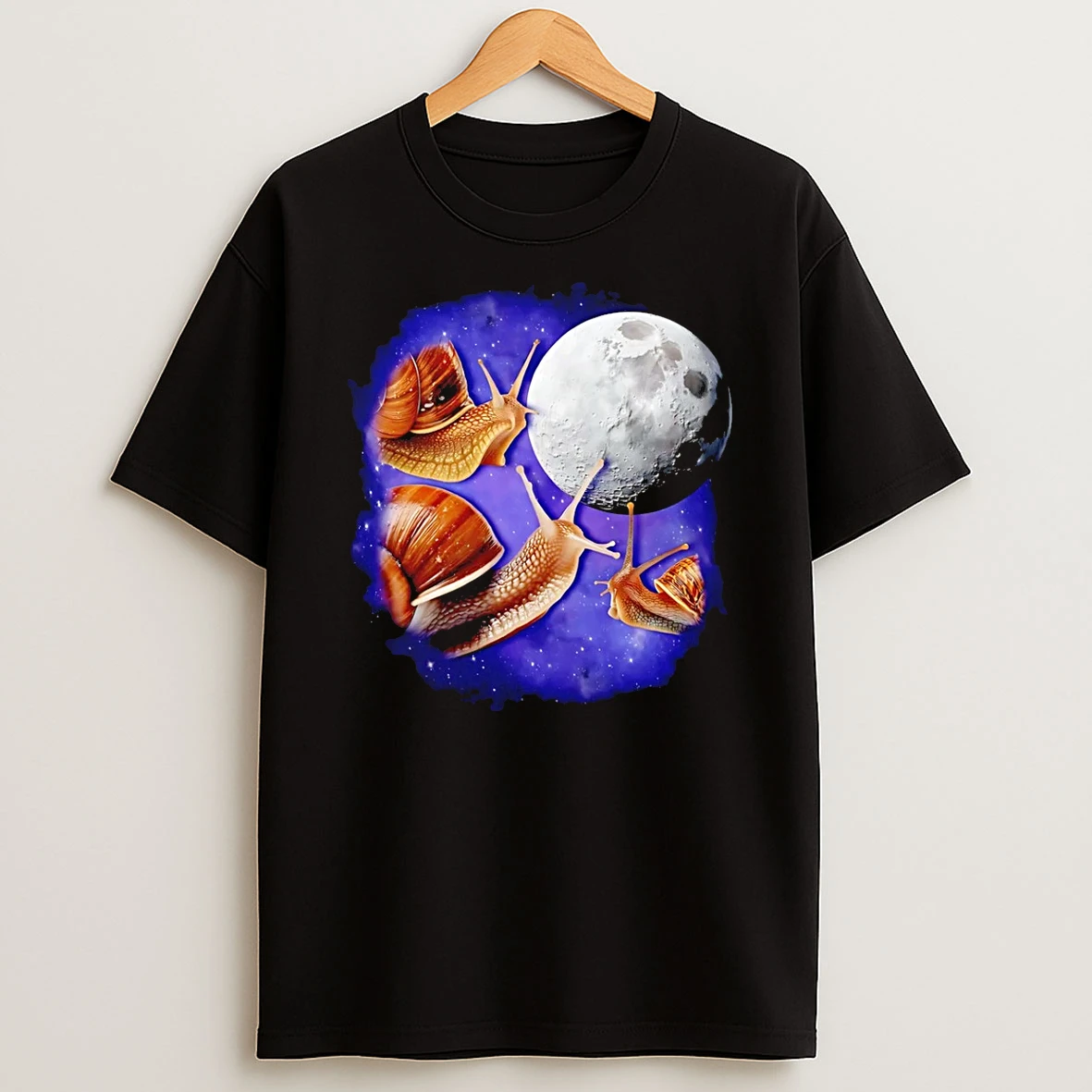 Yearning Snails Graphic T Shirt