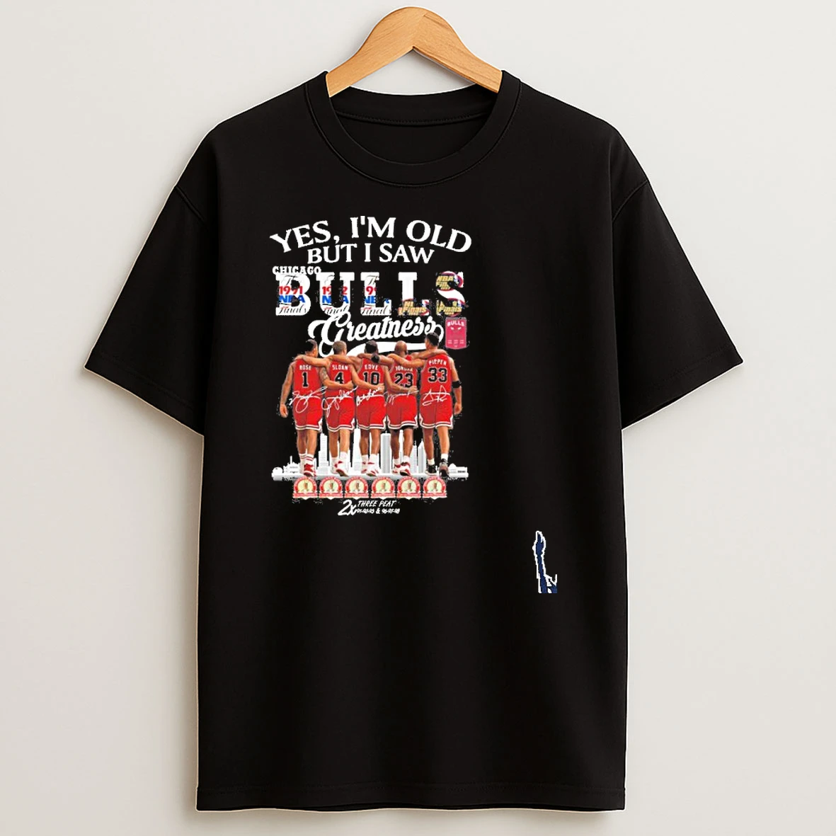 Yes Im Old But I Saw Chicago Bulls Greatness Legends T Shirt