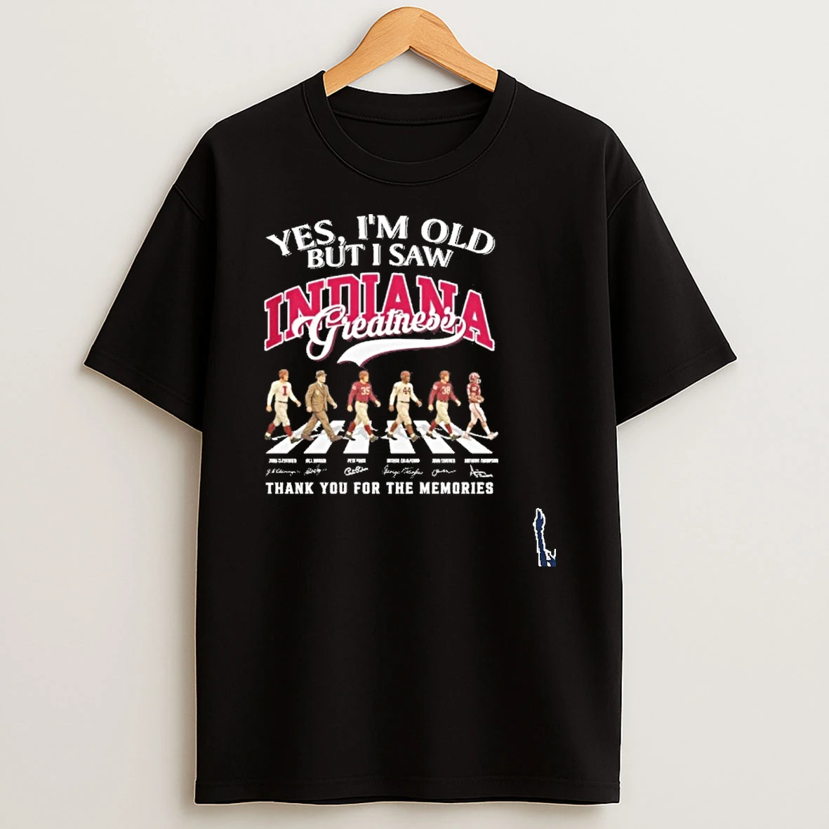 Yes Im Old But I Saw Indiana Hoosiers Abbey Road Greatness T Shirt