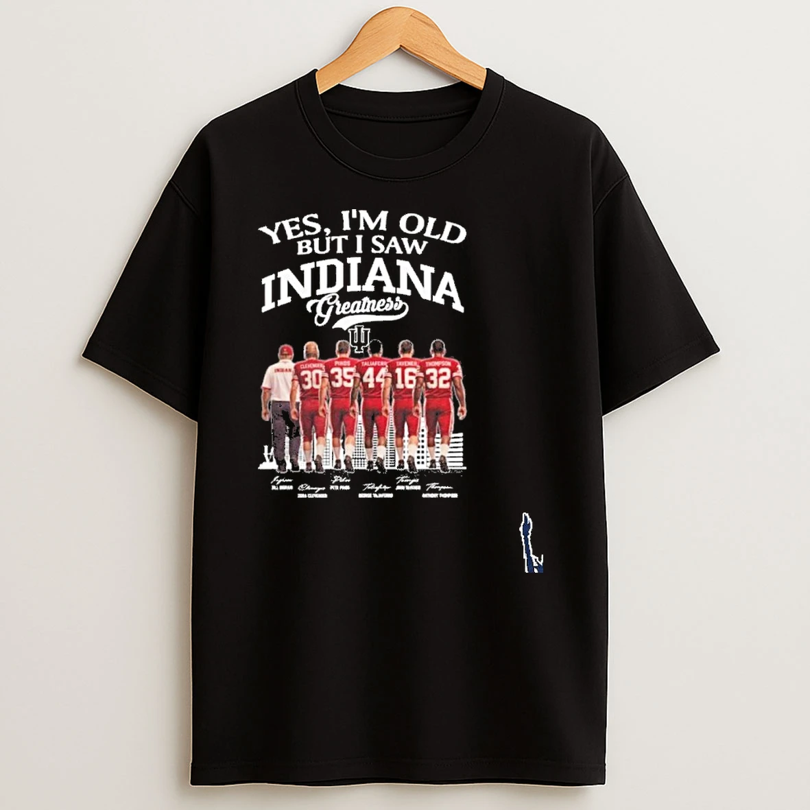 Yes Im Old But I Saw Indiana Hoosiers Greatness Hall Of Fame T Shirt