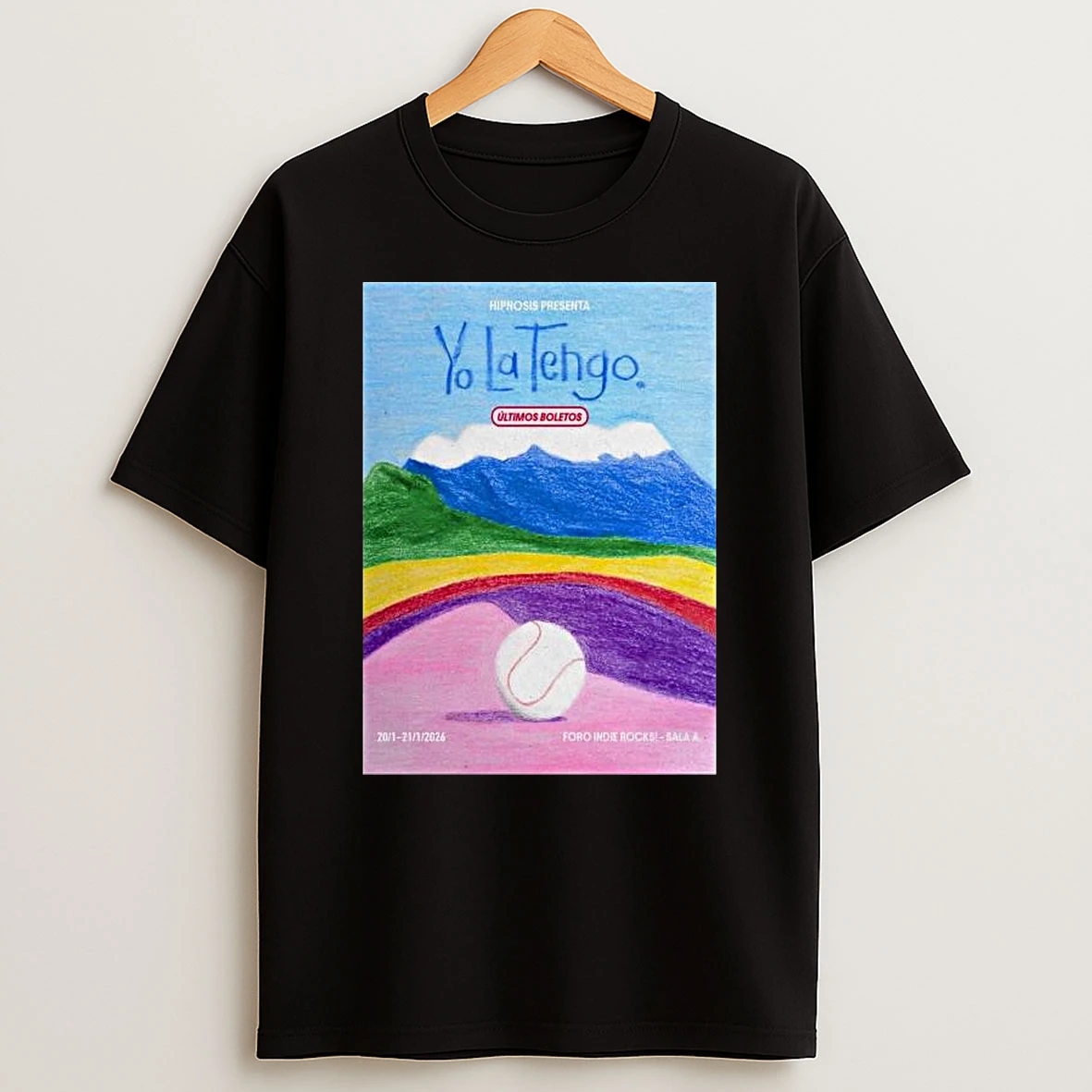 Yo La Tengo Jan 20 21 2026 Foro Indie Rocks In Mexico T Shirt