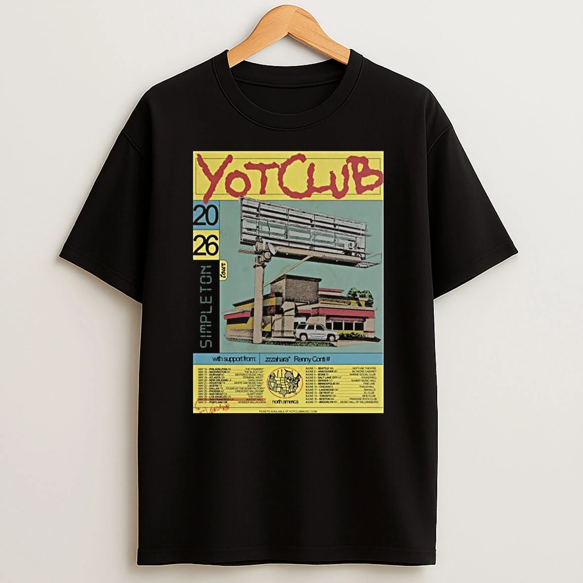 Yot Club Spring Tour 2026 T Shirt
