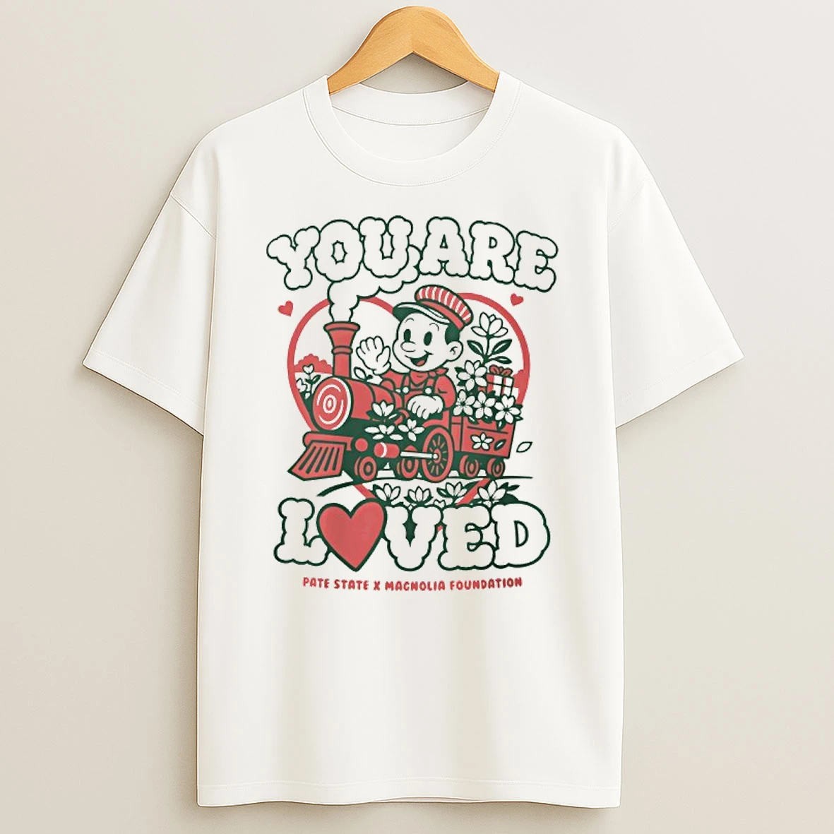 You Are Loved Magnolia Foundation X Pate State T Shirt