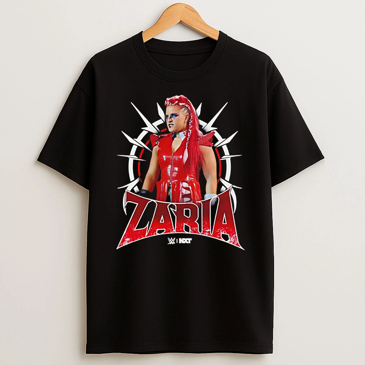 Zaria Wwe Spikes Graphic T Shirt