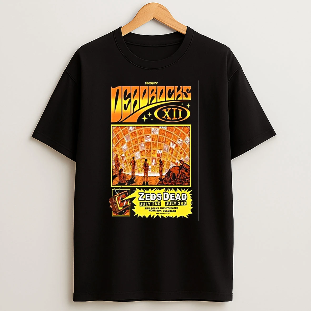 Zeds Dead Red Rocks Morrison Co July 2 3 2026 T Shirt