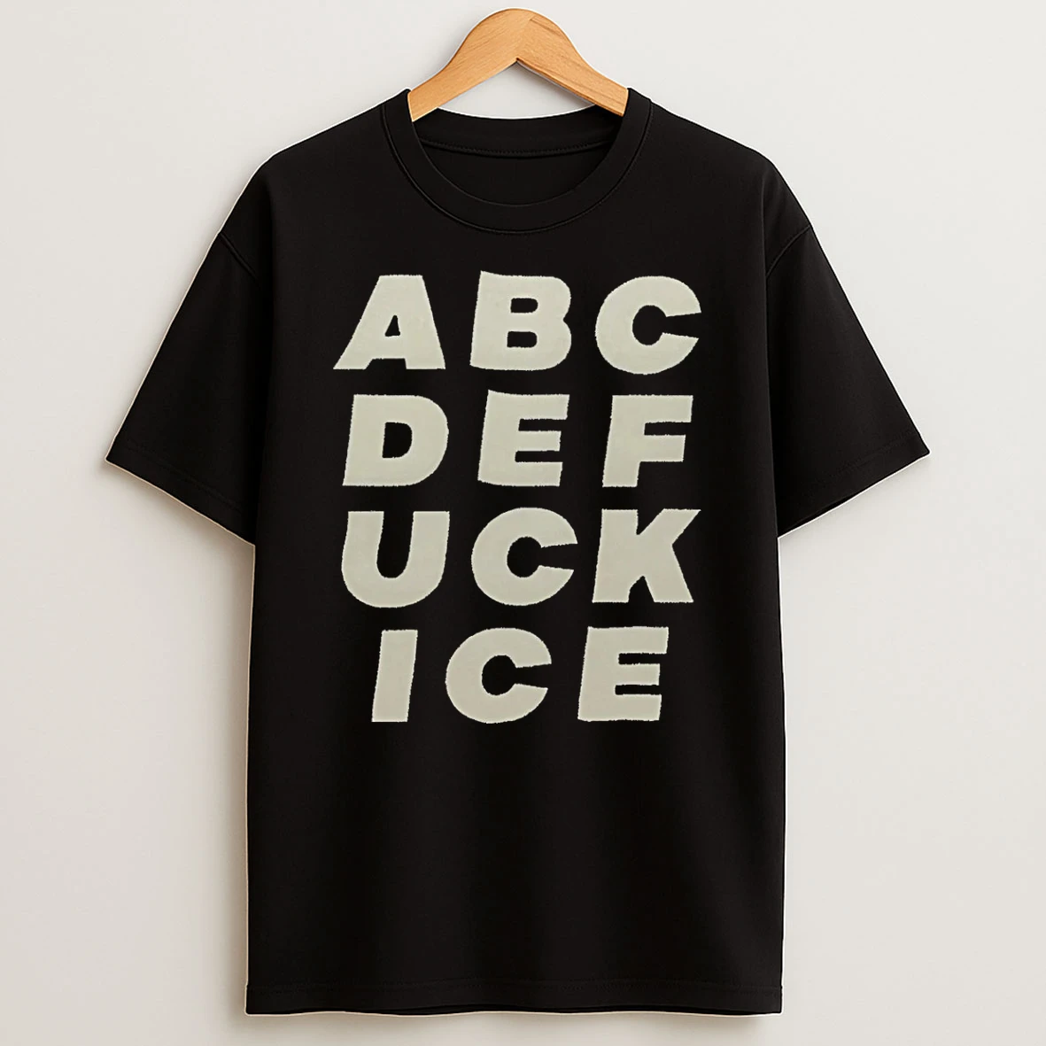 Abcdefuck Ice Text T Shirt