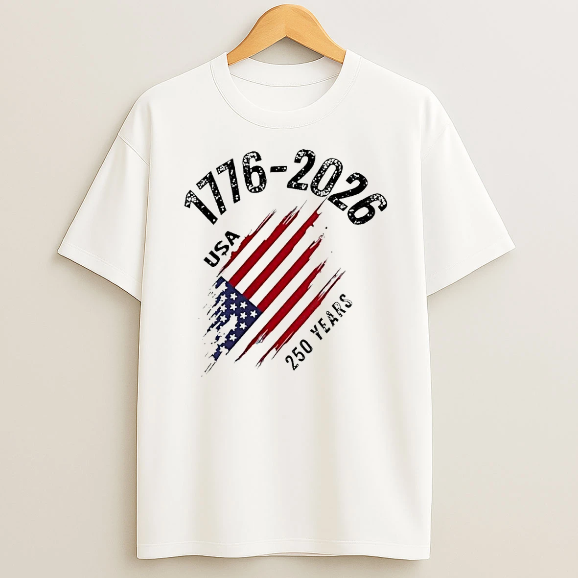 1776 2026 Usa 250 Years American Flag Patriotic T Shirt
