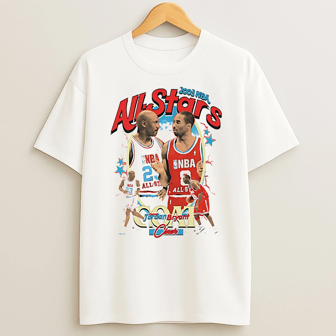 2003 All Star Jordan And Bryant T Shirt